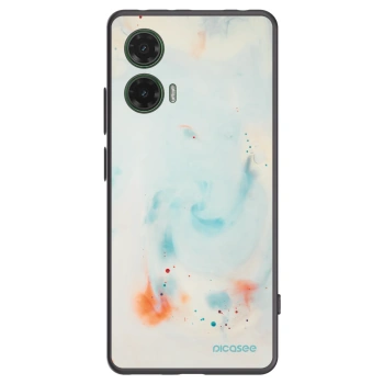 Picasee silikonový černý obal pro Motorola Moto G35 5G - Splash
