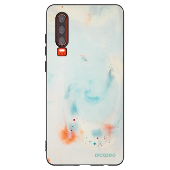 Picasee silikonový černý obal pro Huawei P30 - Splash