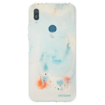 Picasee silikonový průhledný obal pro Huawei Y6 2019 - Splash