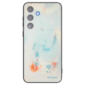 Picasee silikonový černý obal pro Samsung Galaxy S25 FE 5G - Splash