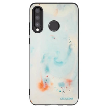Picasee silikonový černý obal pro Huawei P30 Lite - Splash