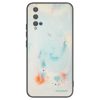Picasee silikonový černý obal pro Huawei Nova 5T - Splash