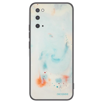 Picasee silikonový černý obal pro Samsung Galaxy S20 G980F - Splash