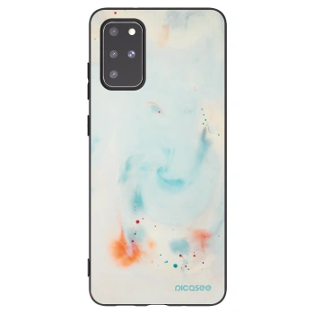 Picasee silikonový černý obal pro Samsung Galaxy S20+ G985F - Splash