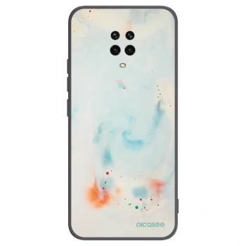 Picasee silikonový černý obal pro Xiaomi Redmi Note 9 Pro - Splash