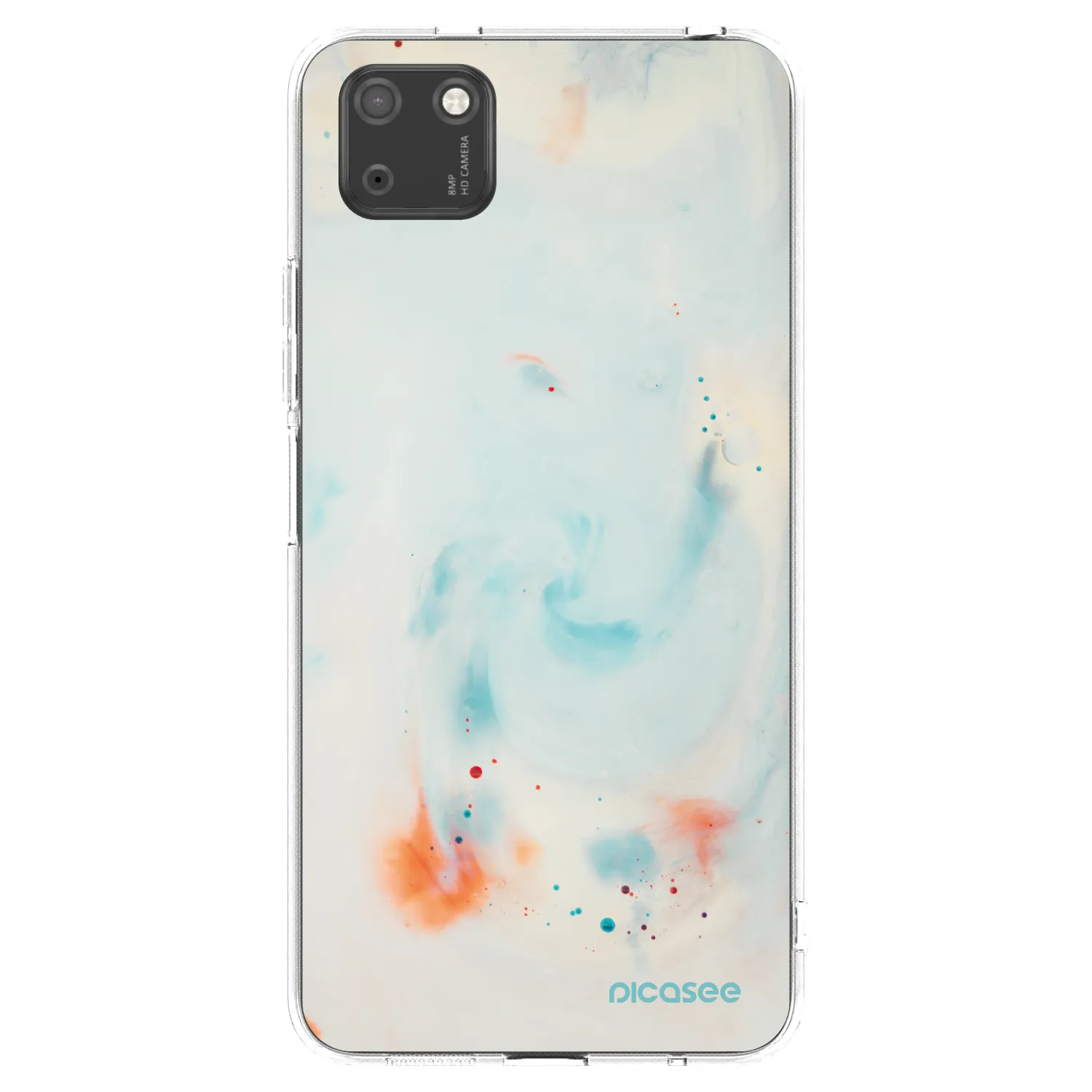 Picasee silikonový průhledný obal pro Huawei Y5P - Splash