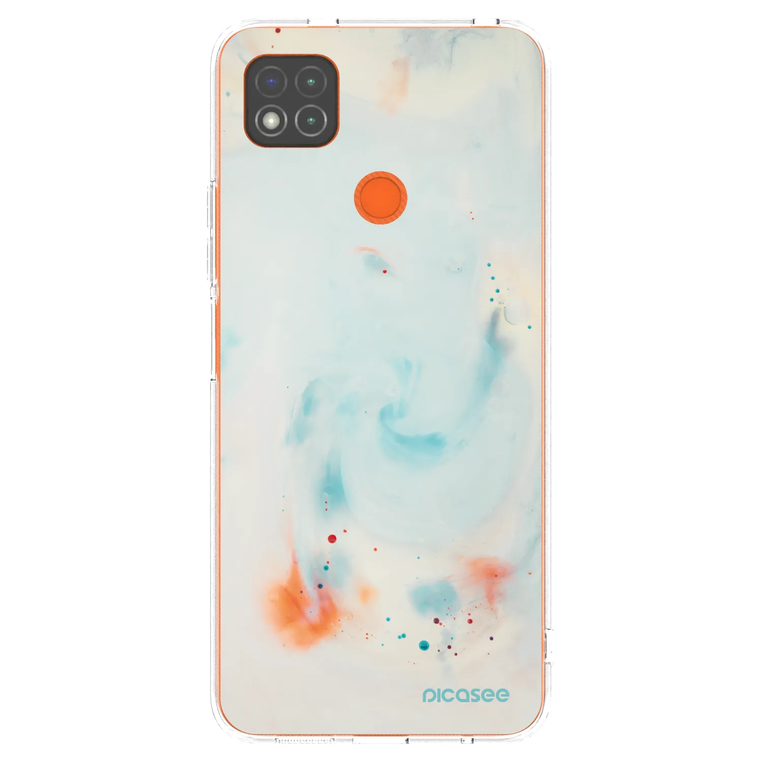 Picasee silikonový průhledný obal pro Xiaomi Redmi 9C - Splash
