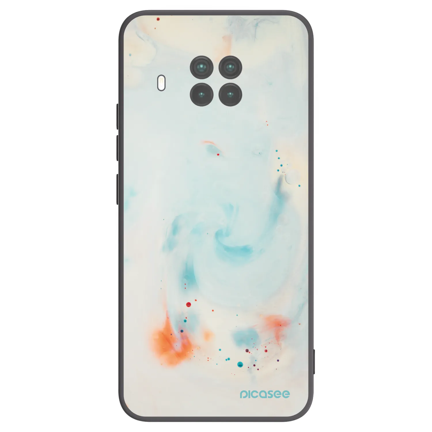 Picasee silikonový černý obal pro Xiaomi Mi 10T Lite - Splash