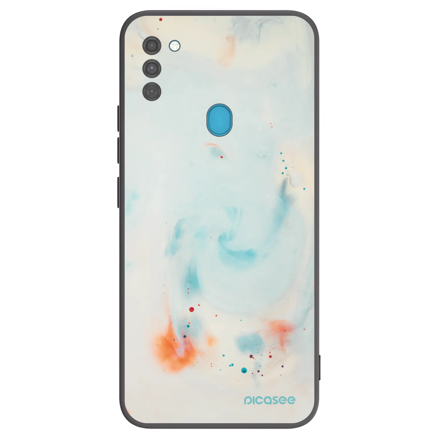 Picasee silikonový černý obal pro Samsung Galaxy M11 - Splash