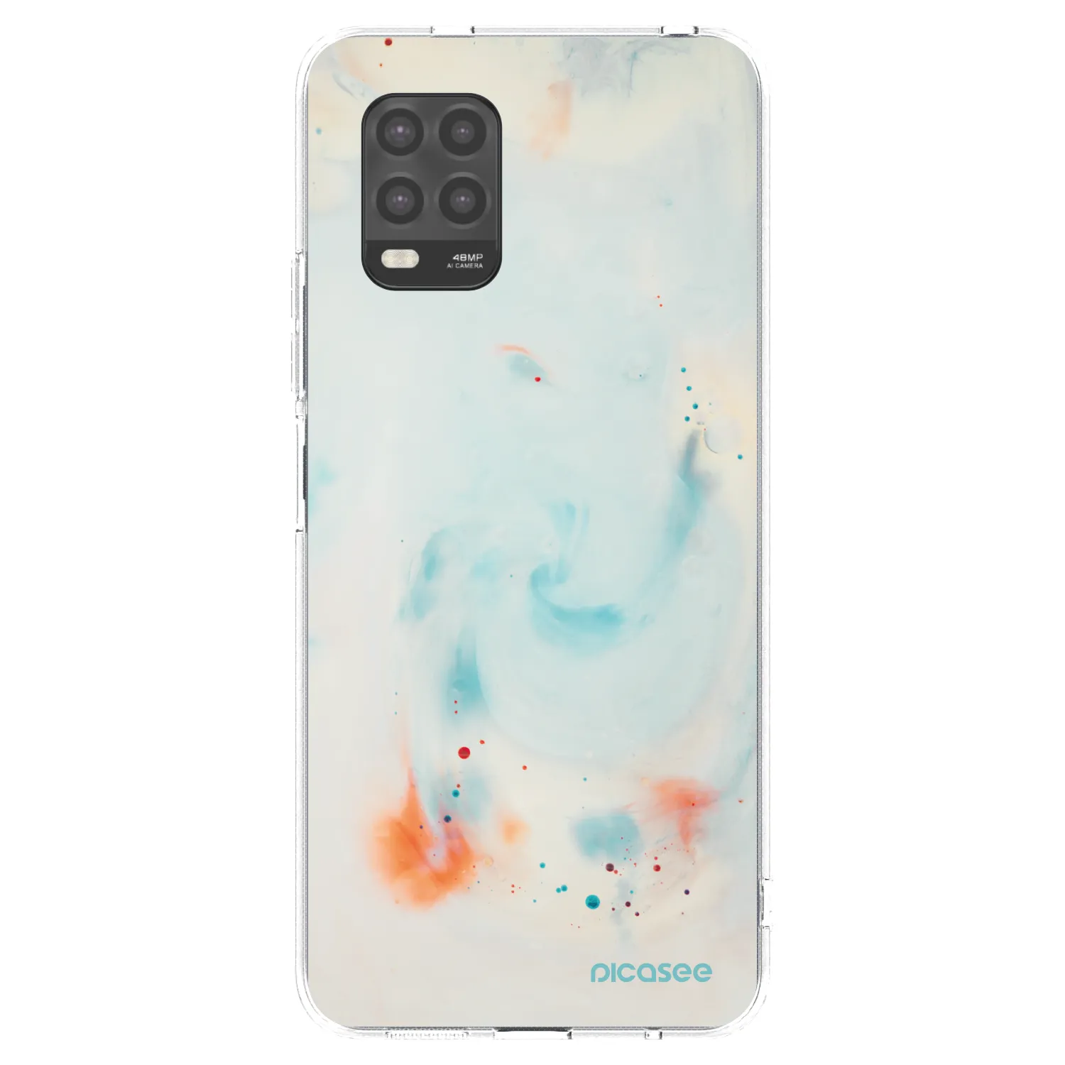 Picasee silikonový průhledný obal pro Xiaomi Mi 10 Lite - Splash