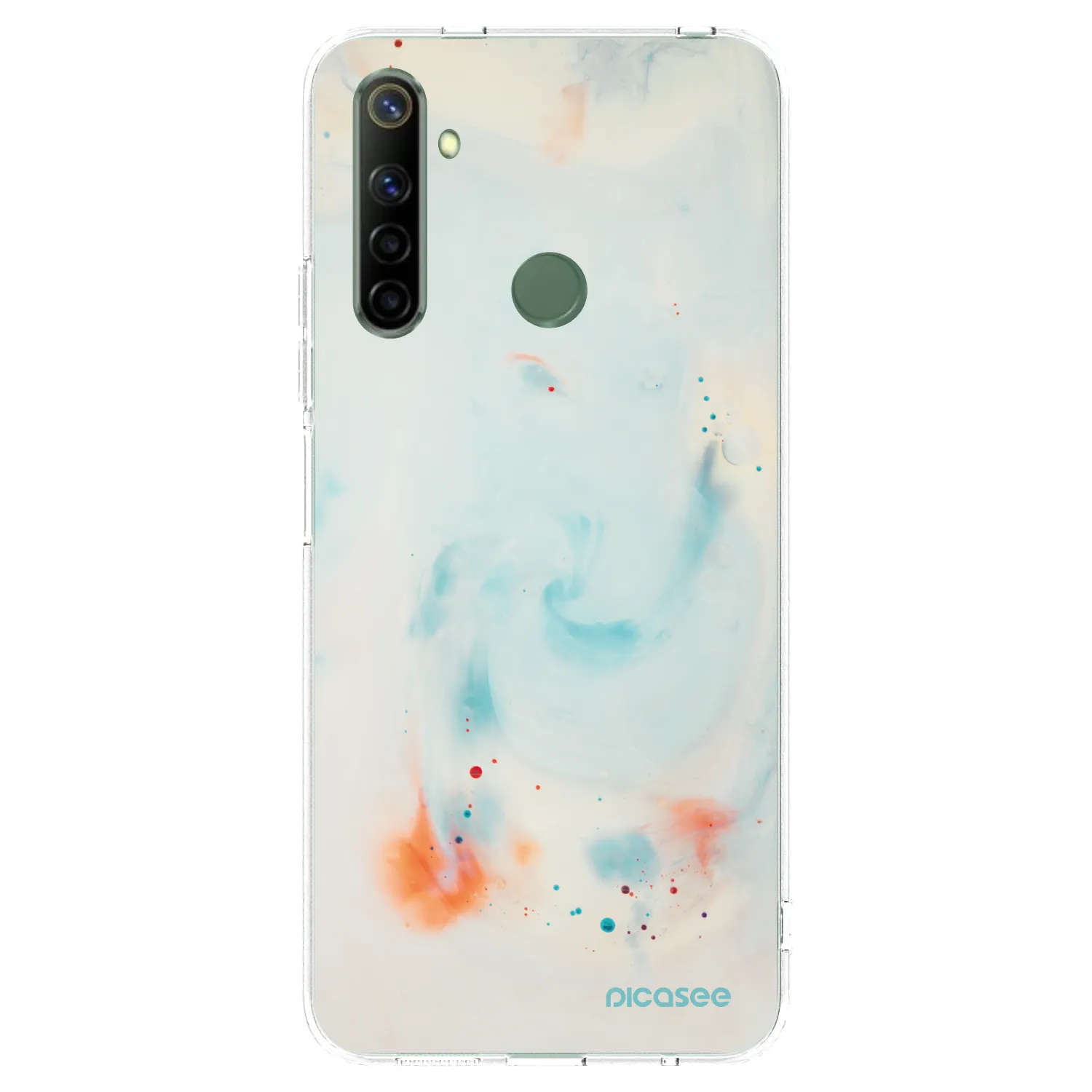 Picasee silikonový průhledný obal pro Realme 6i - Splash
