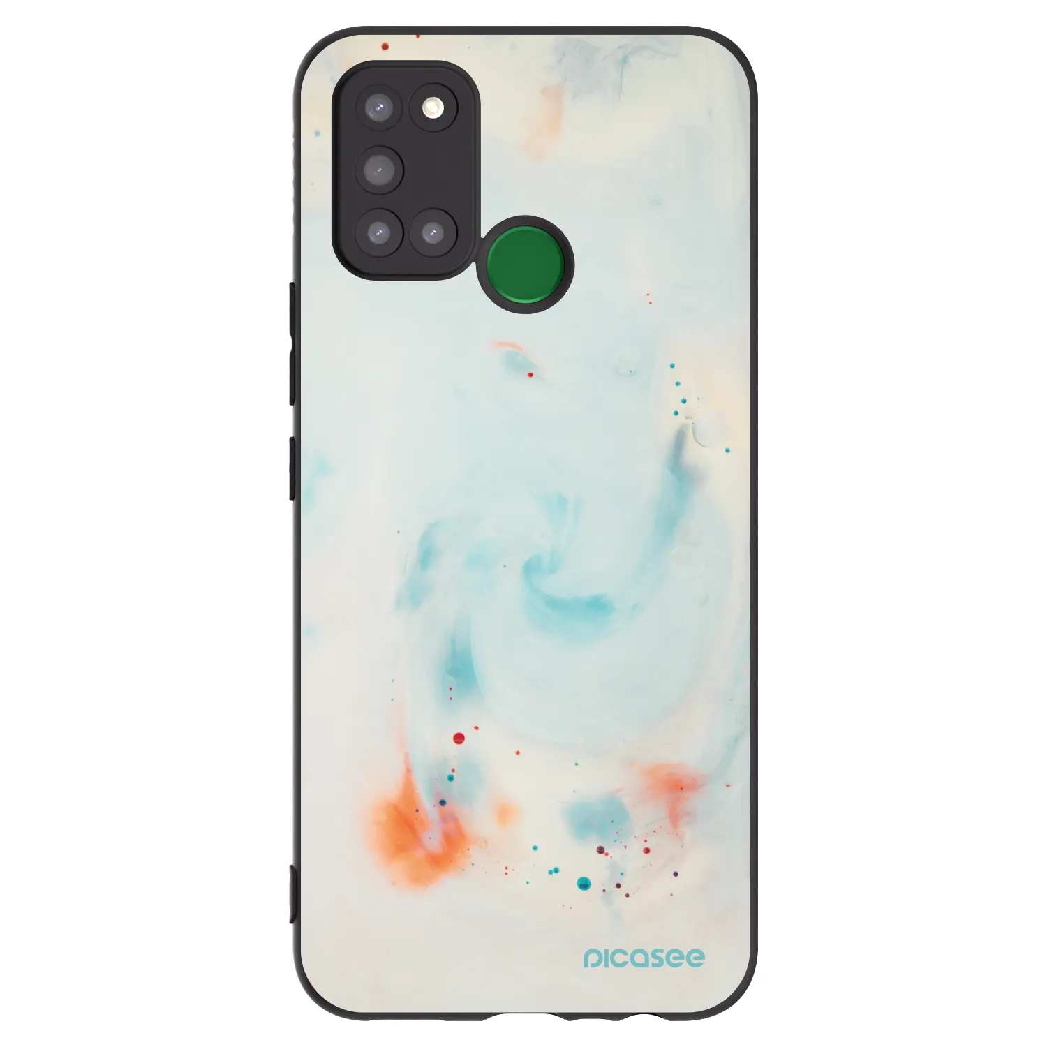 Picasee silikonový černý obal pro Realme 7i - Splash
