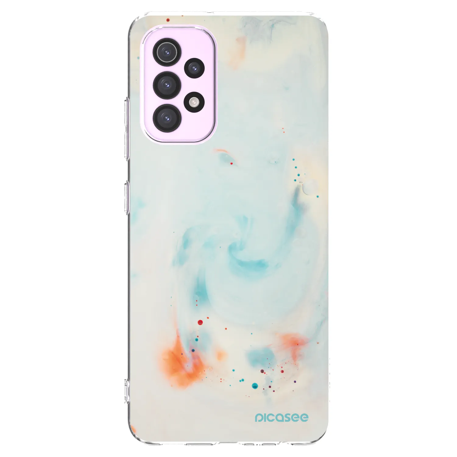 Picasee silikonový průhledný obal pro Samsung Galaxy A32 5G A326B - Splash