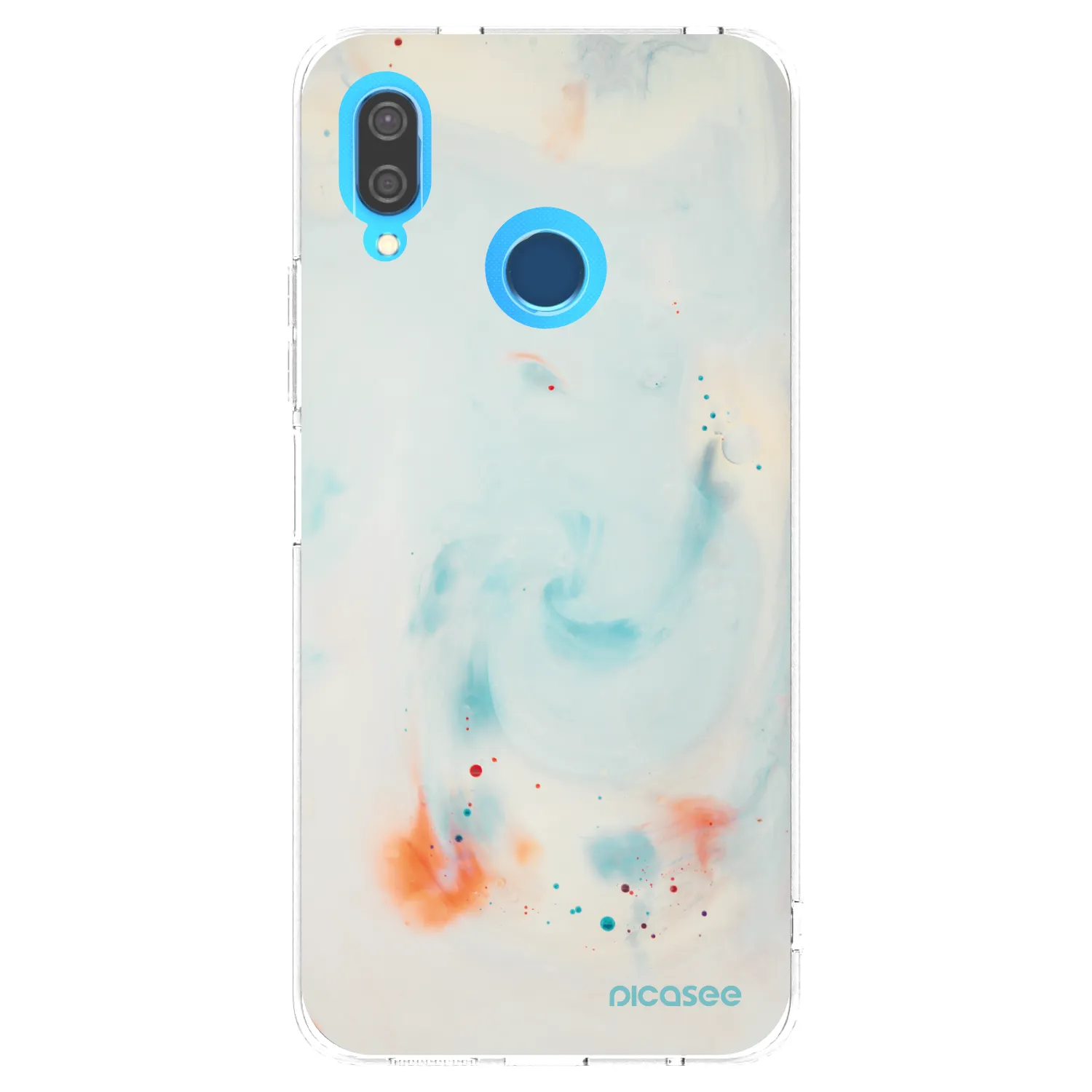Picasee silikonový průhledný obal pro Huawei P20 Lite - Splash