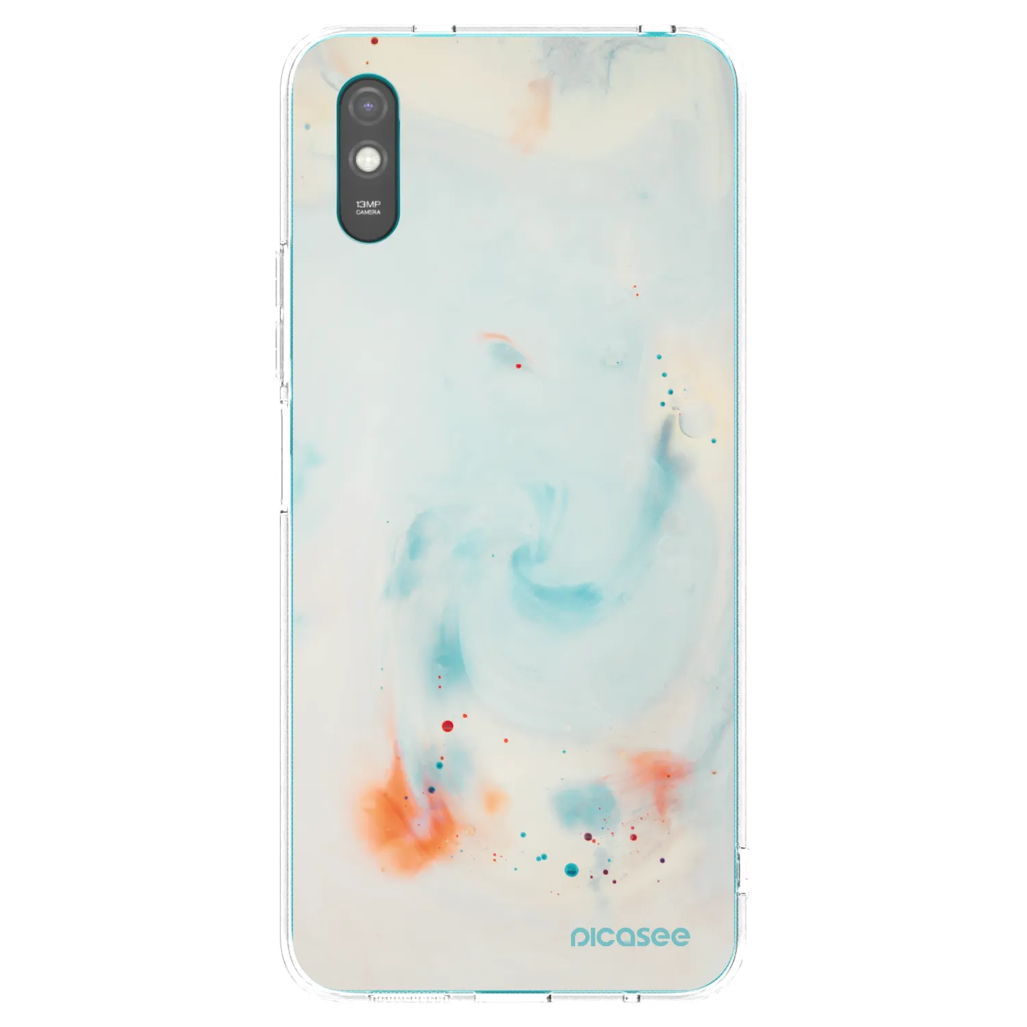 Picasee silikonový průhledný obal pro Xiaomi Redmi 9AT - Splash