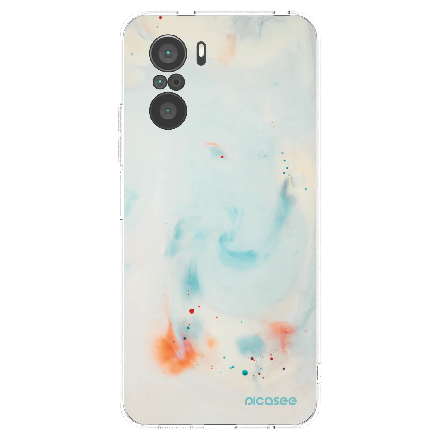 Picasee silikonový průhledný obal pro Xiaomi Poco F3 - Splash