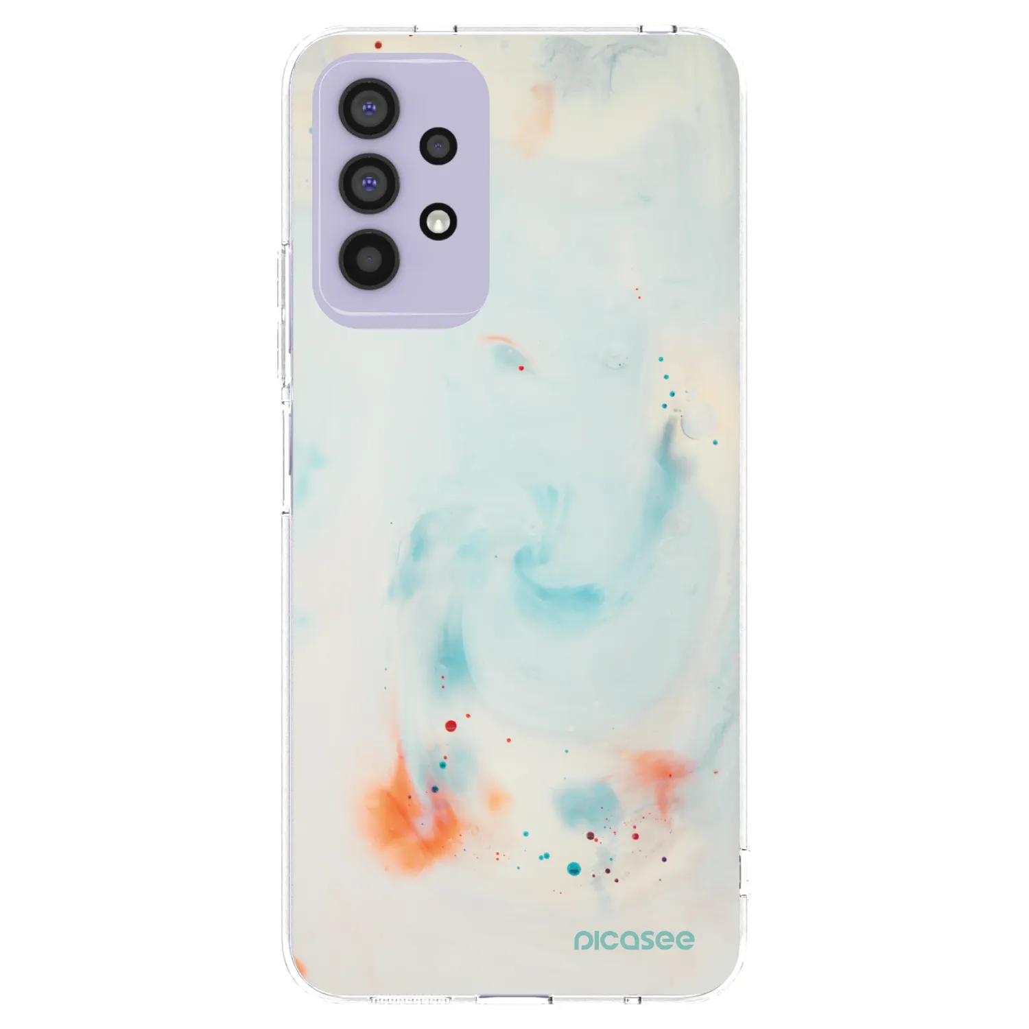 Picasee silikonový průhledný obal pro Samsung Galaxy A32 4G SM-A325F - Splash