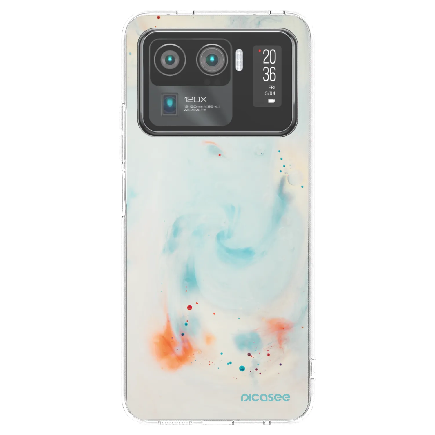 Picasee silikonový průhledný obal pro Xiaomi Mi 11 Ultra - Splash