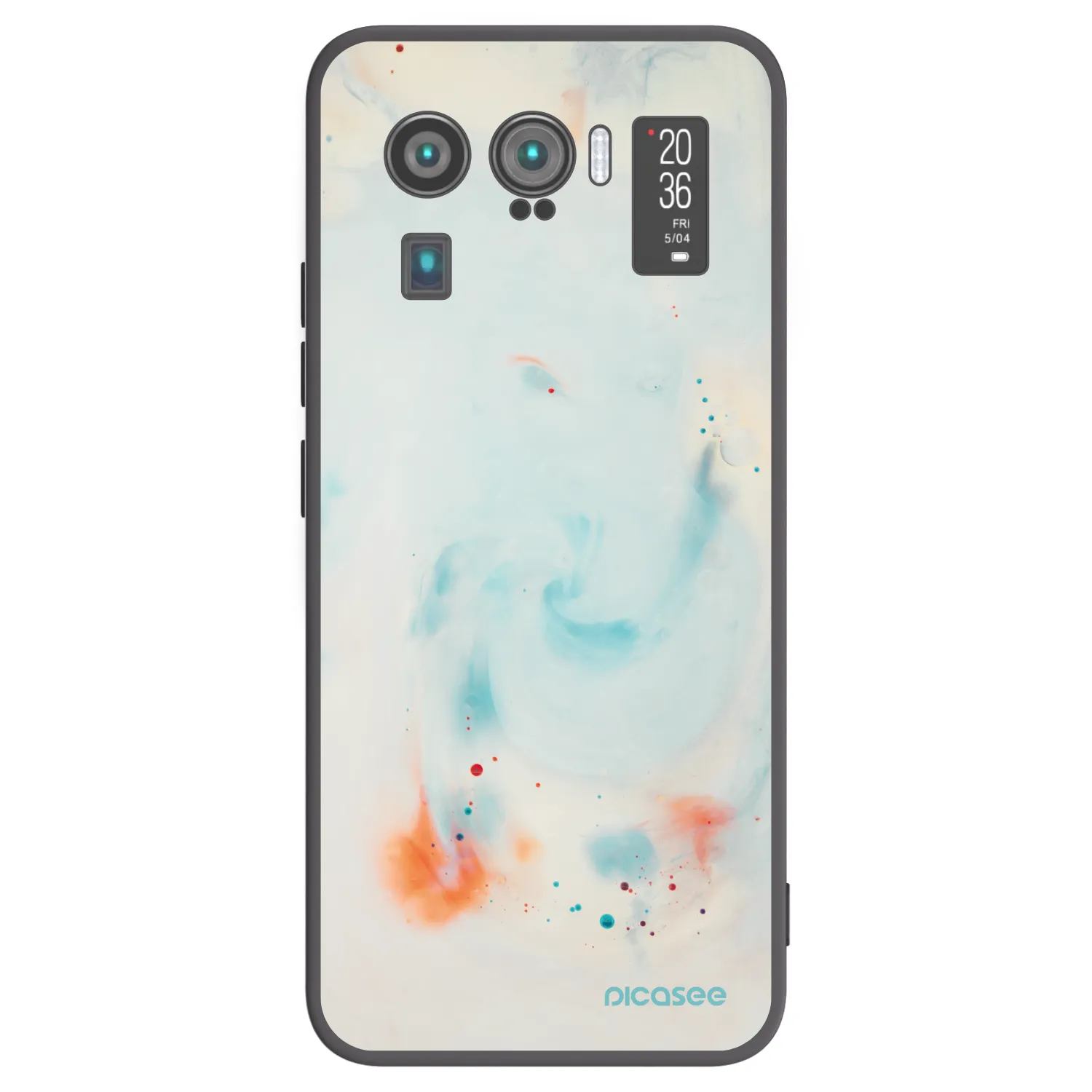 Picasee silikonový černý obal pro Xiaomi Mi 11 Ultra - Splash