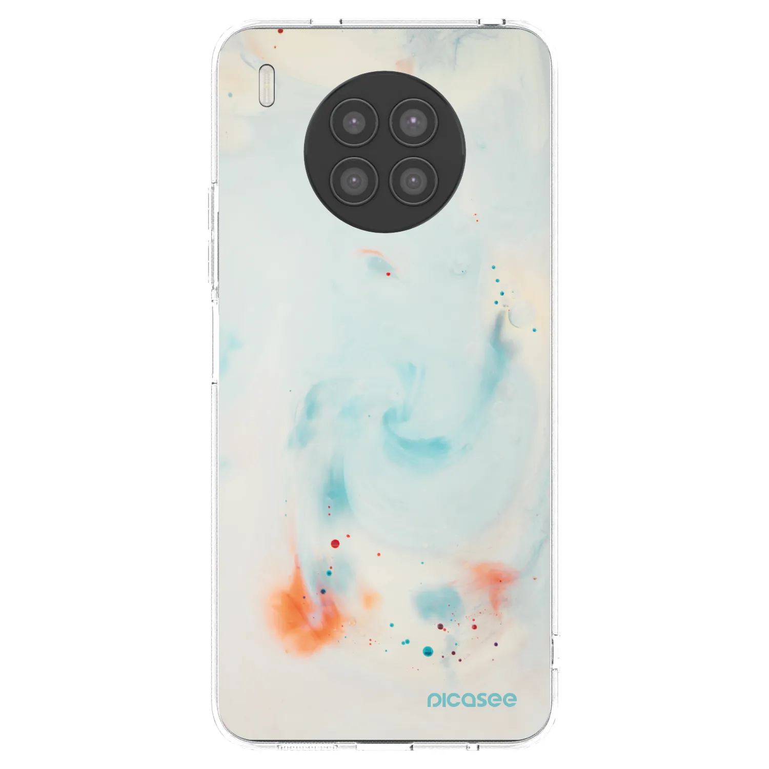 Picasee silikonový průhledný obal pro Huawei Nova 8i - Splash