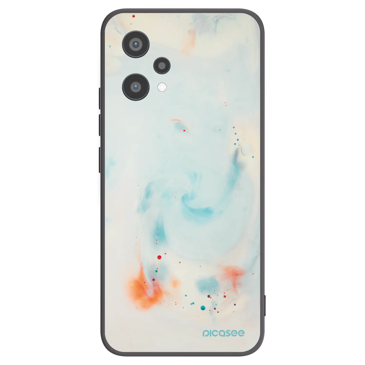 Picasee silikonový černý obal pro Realme 9 Pro 5G - Splash