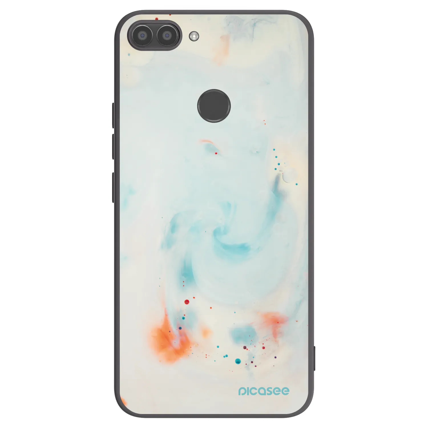 Picasee silikonový černý obal pro Huawei P Smart - Splash