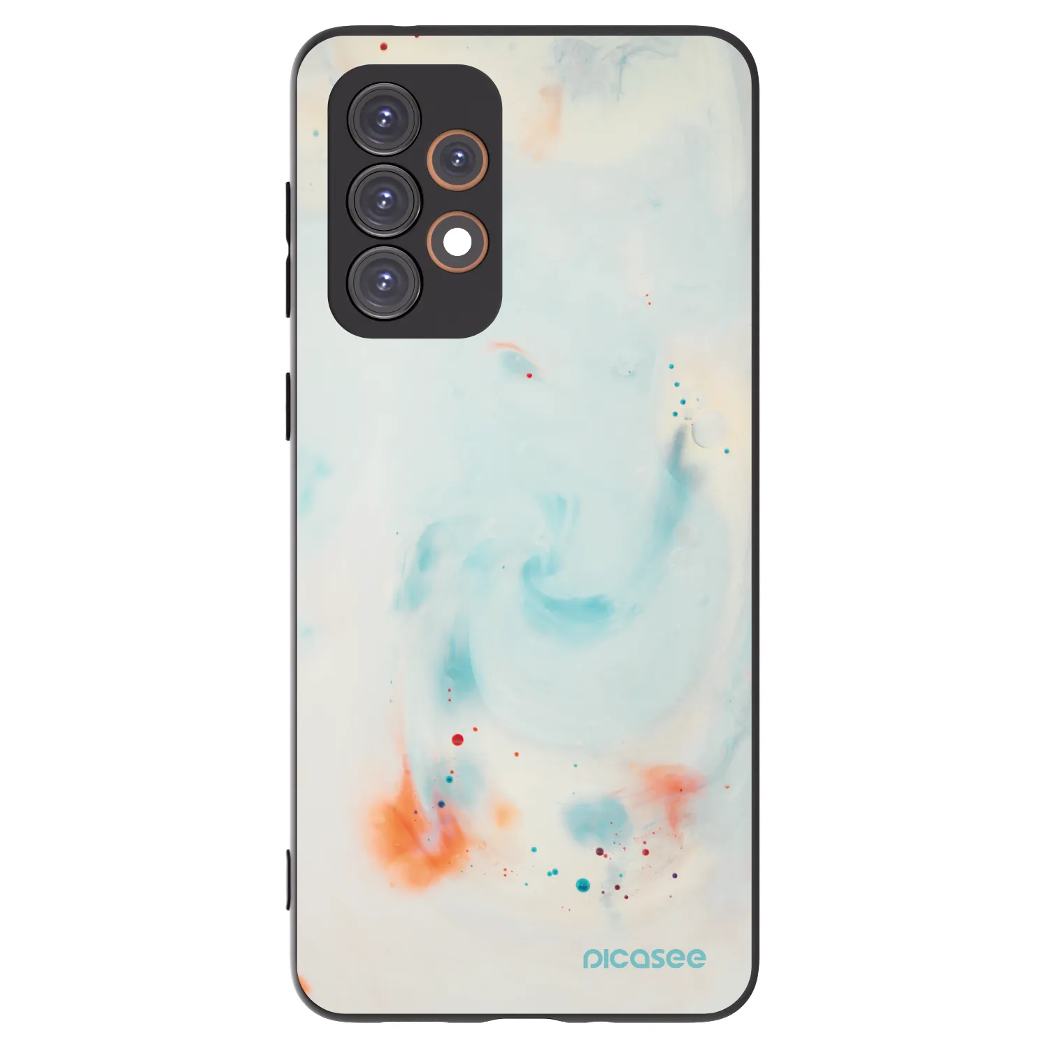 Picasee silikonový černý obal pro Samsung Galaxy A33 5G A336 - Splash