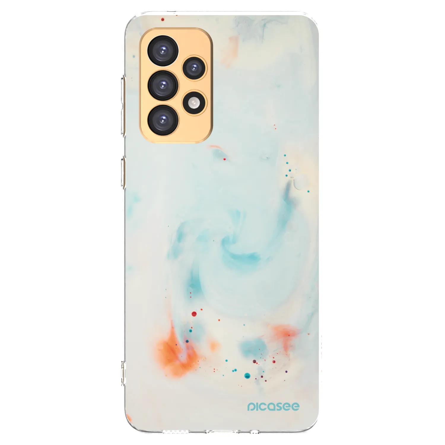 Picasee silikonový průhledný obal pro Samsung Galaxy A33 5G A336 - Splash