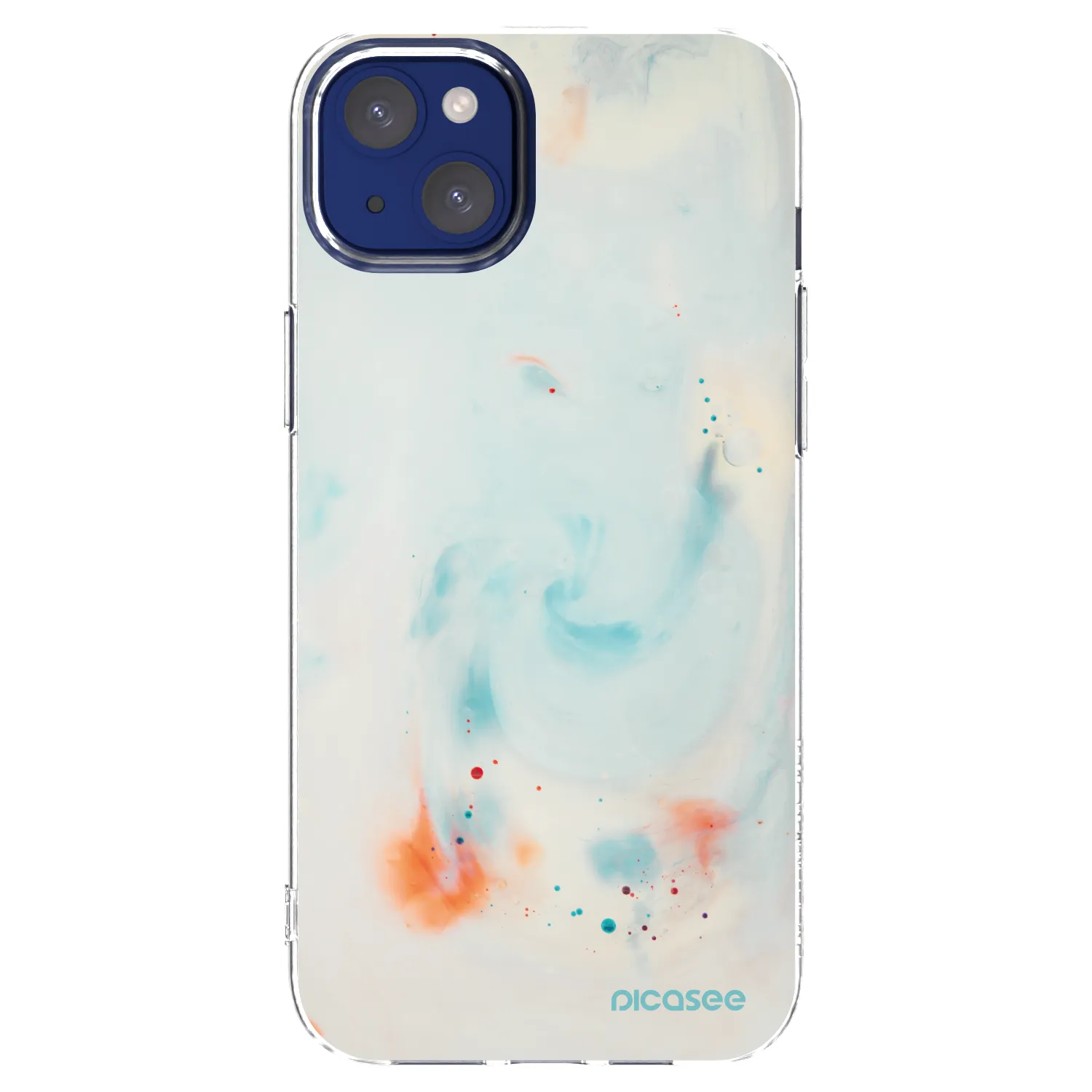 Picasee silikonový průhledný obal pro Apple iPhone 14 Plus - Splash