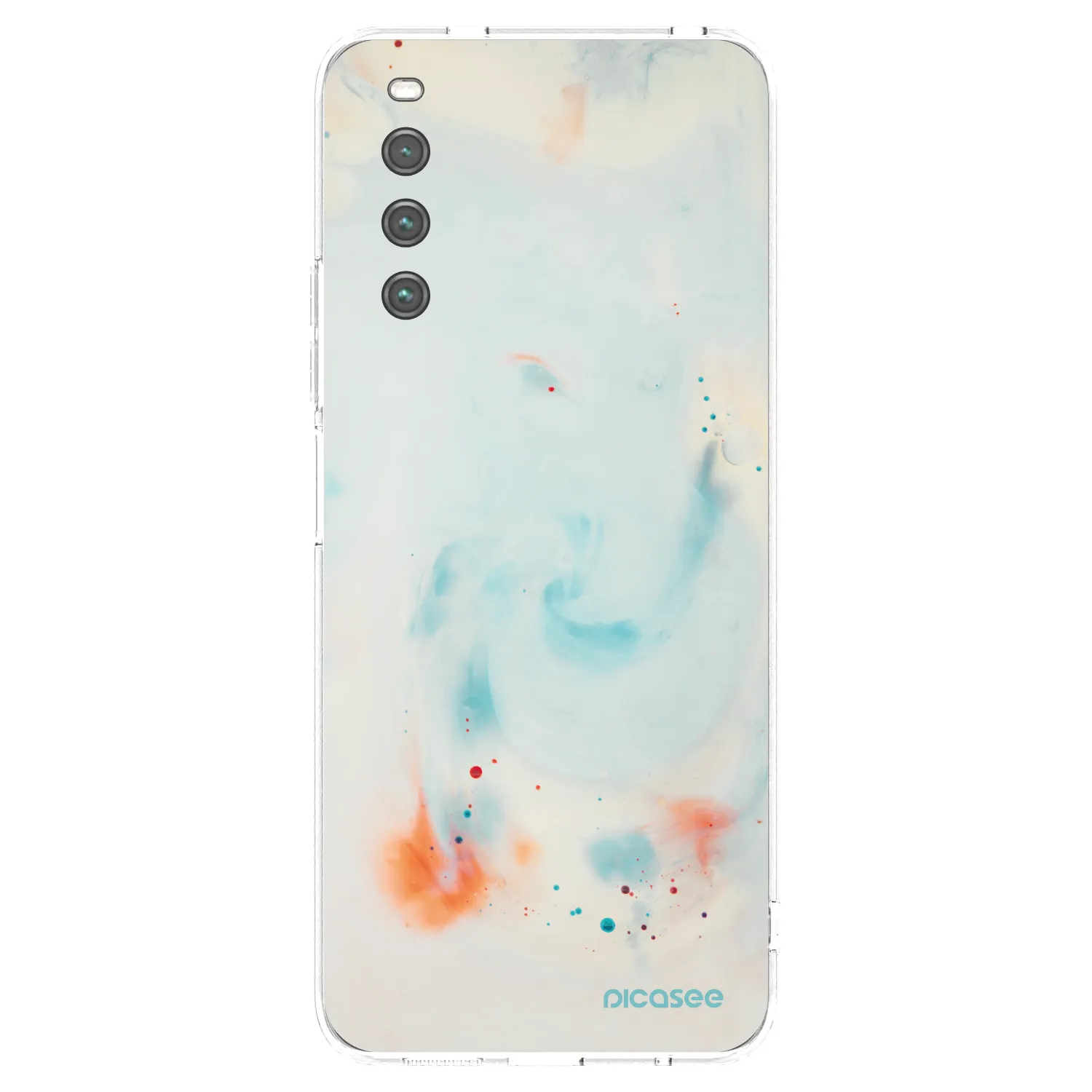 Picasee silikonový průhledný obal pro Sony Xperia 10 IV 5G - Splash