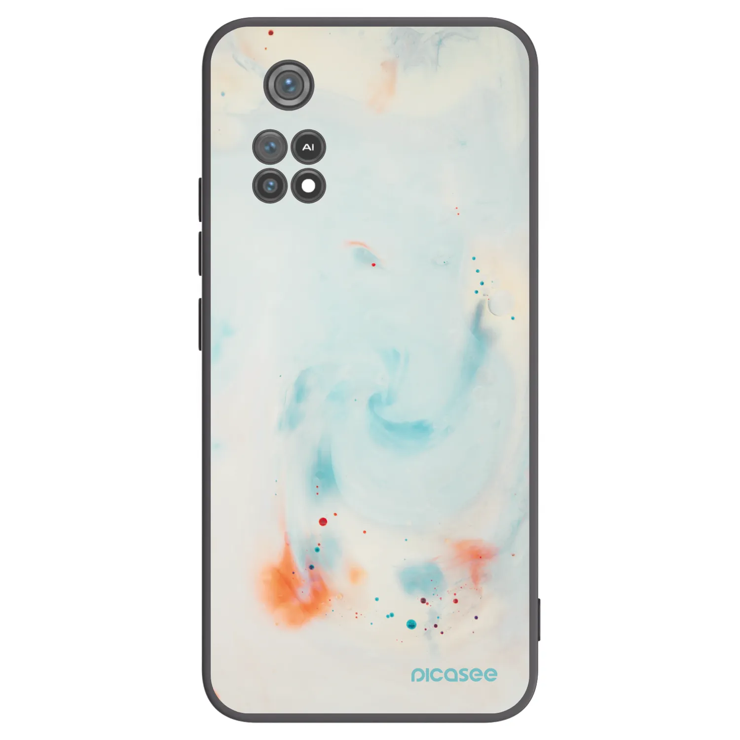 Picasee silikonový černý obal pro Xiaomi Poco M4 Pro - Splash