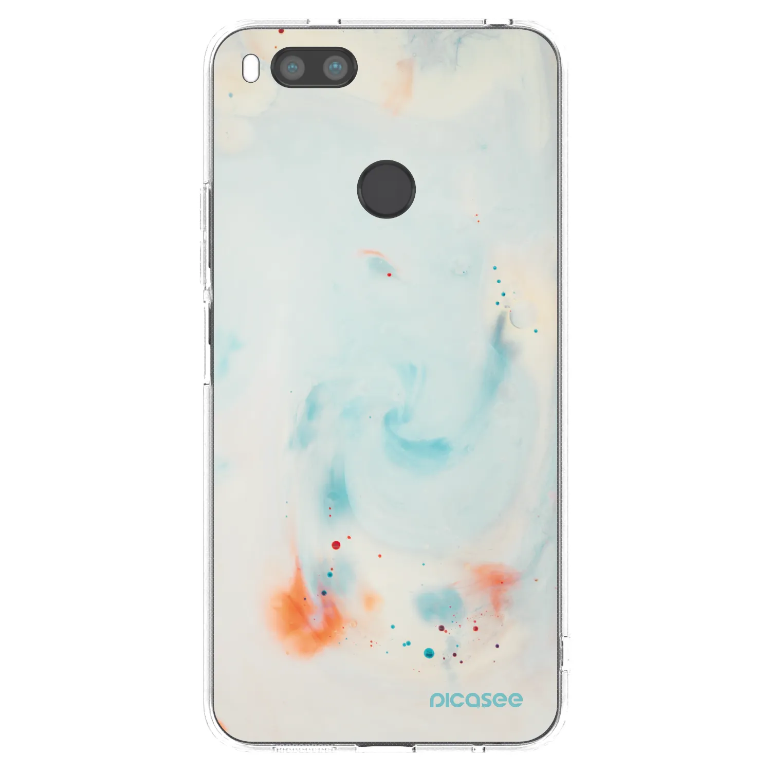 Picasee silikonový průhledný obal pro Xiaomi Redmi A1 - Splash