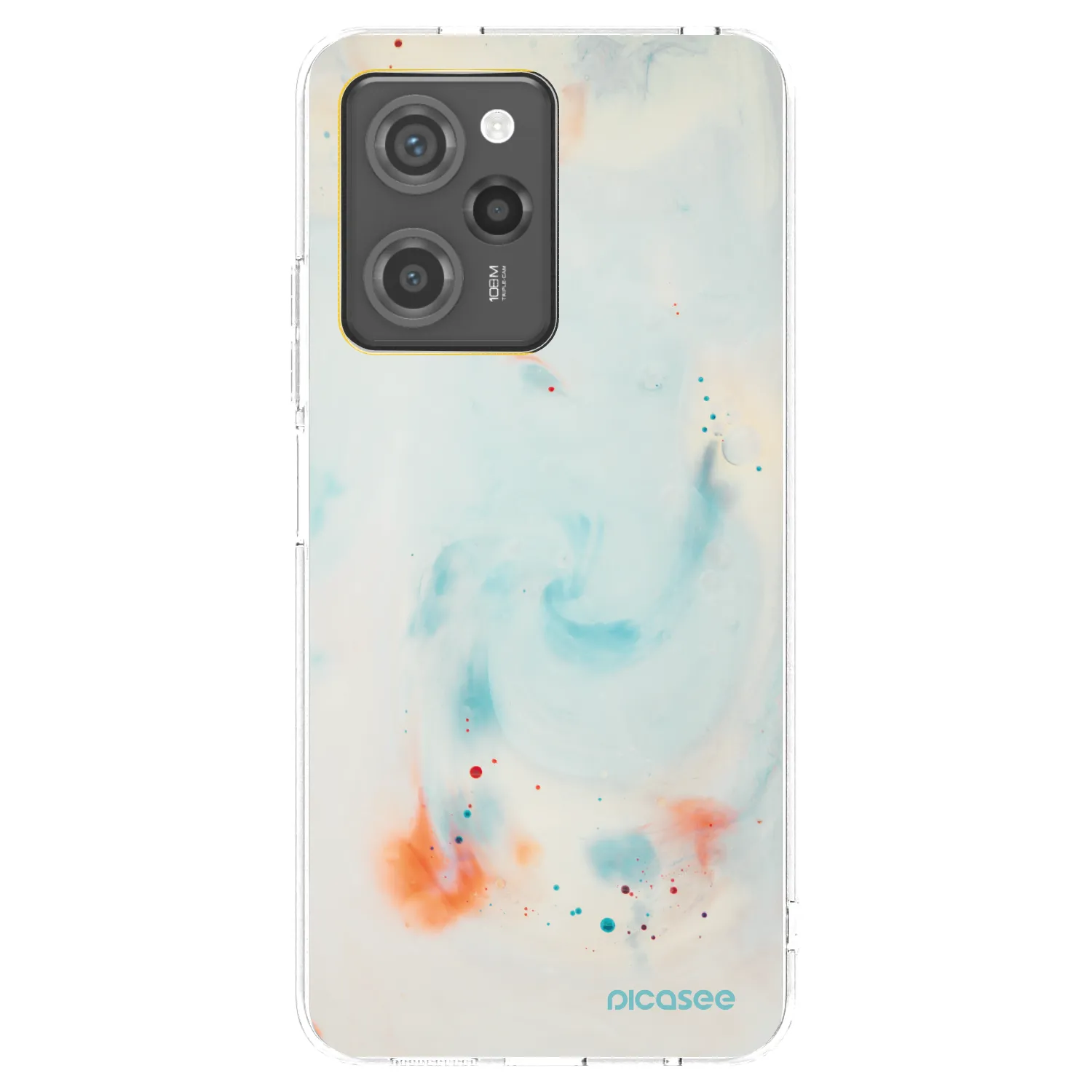 Picasee silikonový průhledný obal pro Xiaomi Poco X5 Pro - Splash