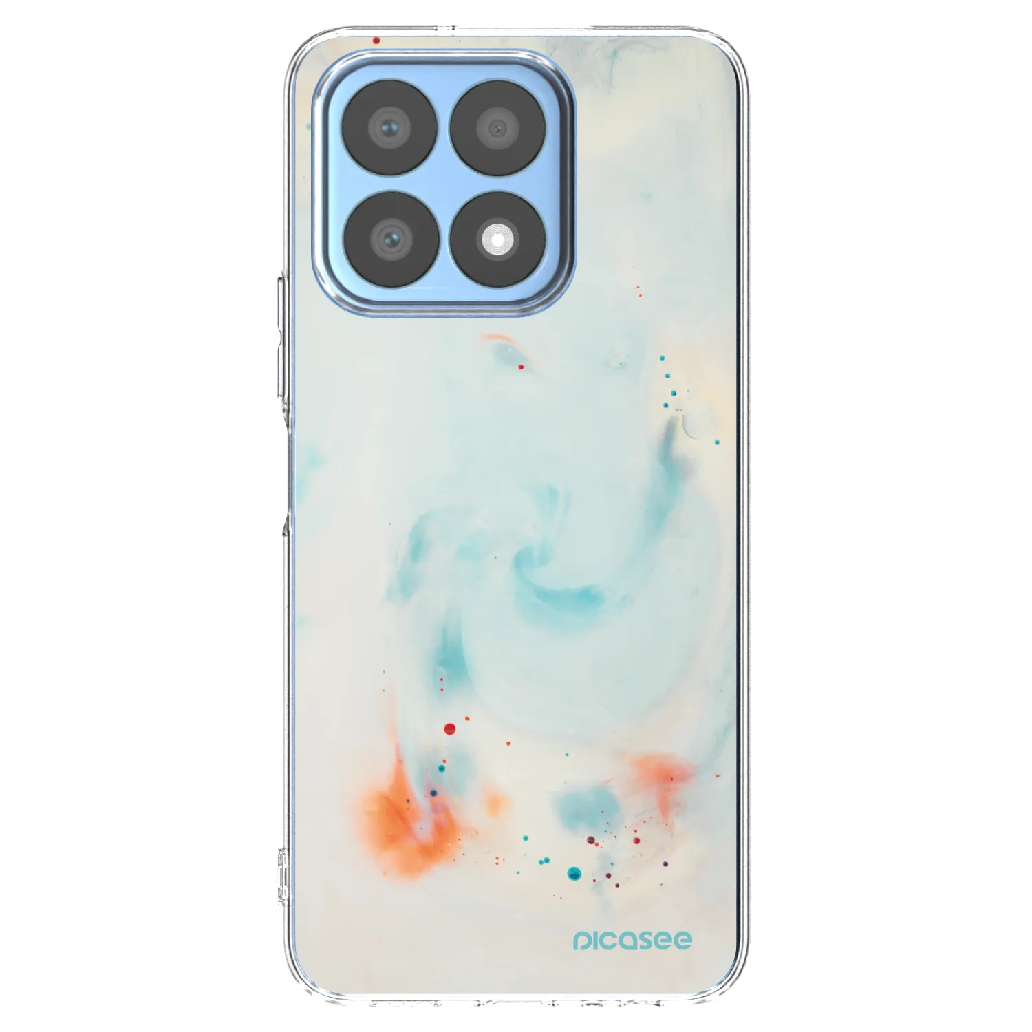 Picasee silikonový průhledný obal pro Honor X8a - Splash