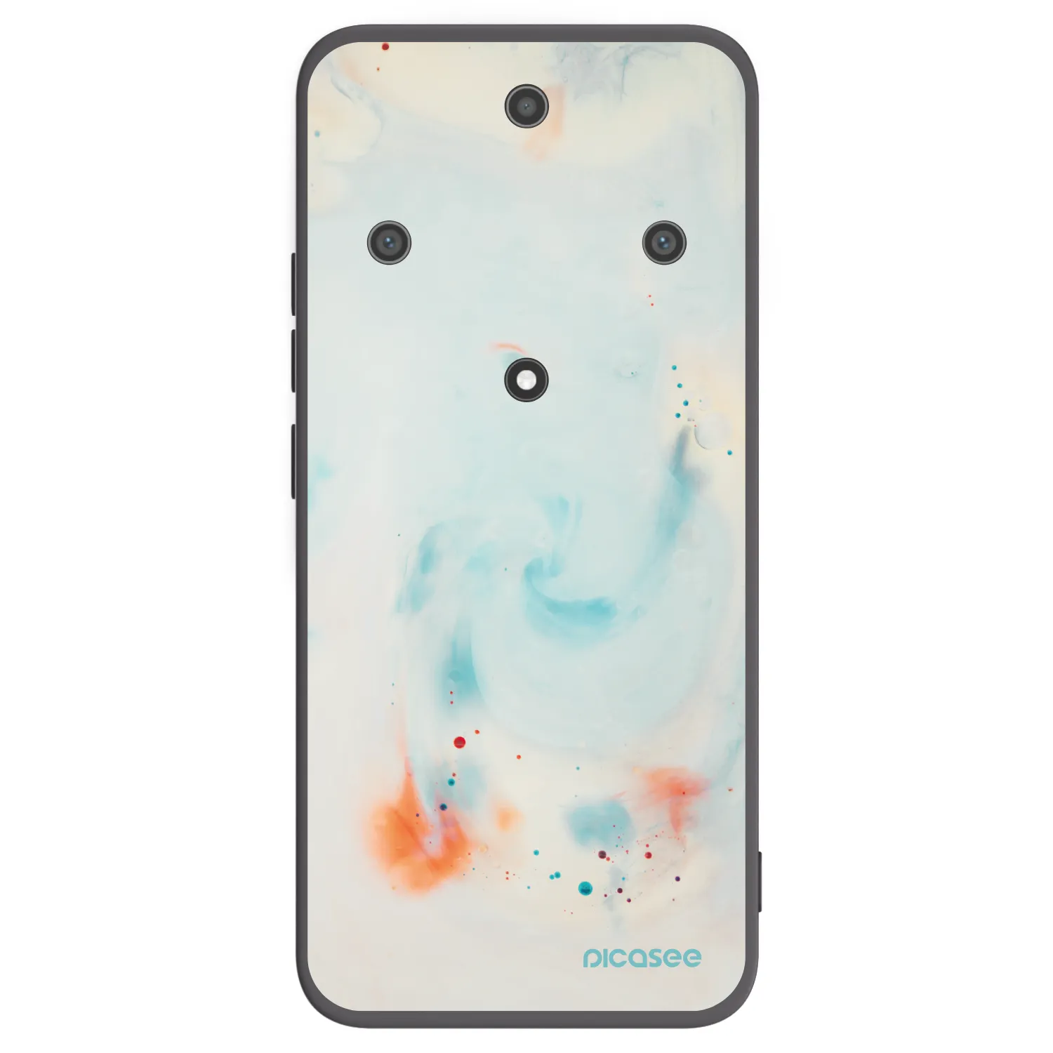 Picasee silikonový černý obal pro Honor Magic5 Lite 5G - Splash