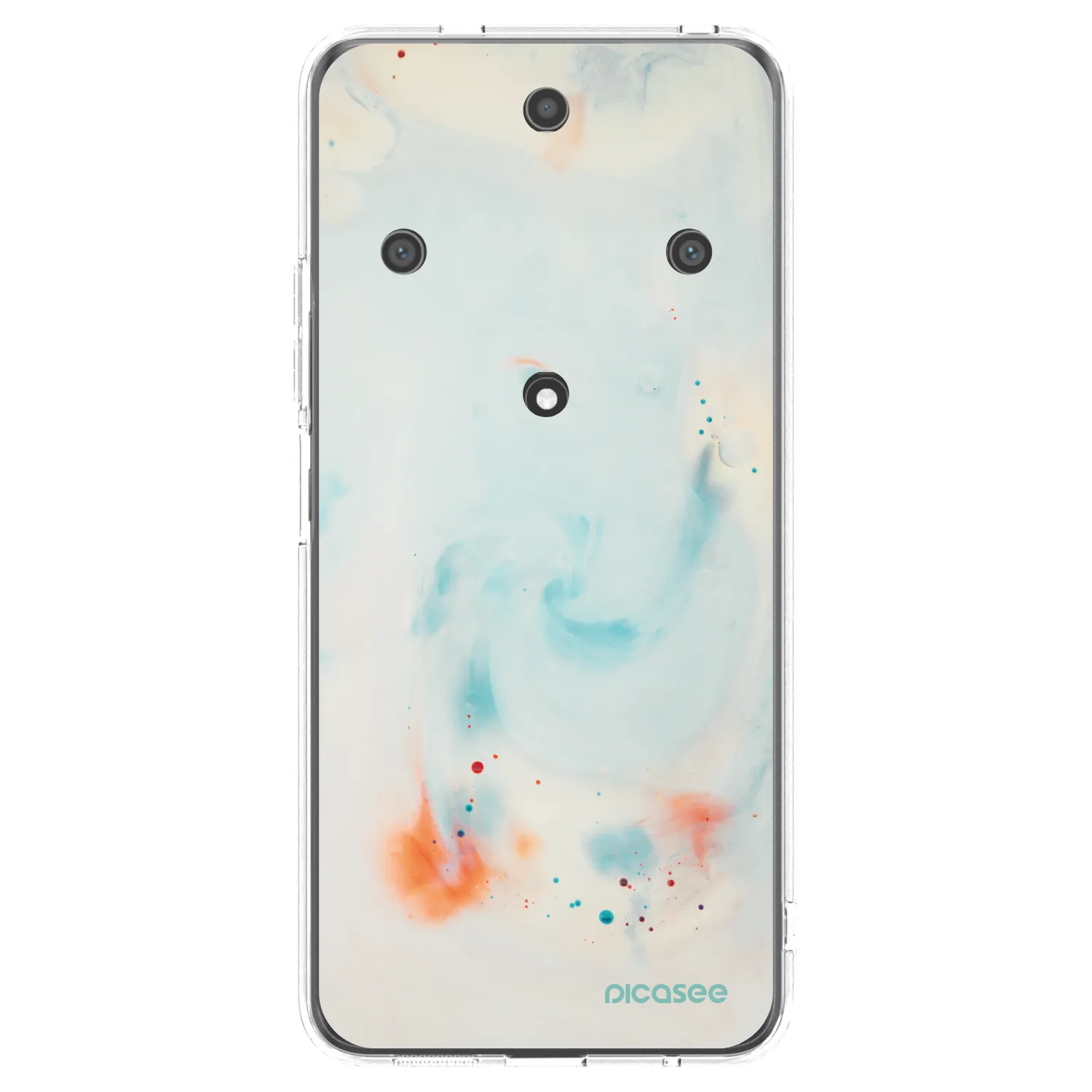 Picasee silikonový průhledný obal pro Honor Magic5 Lite 5G - Splash