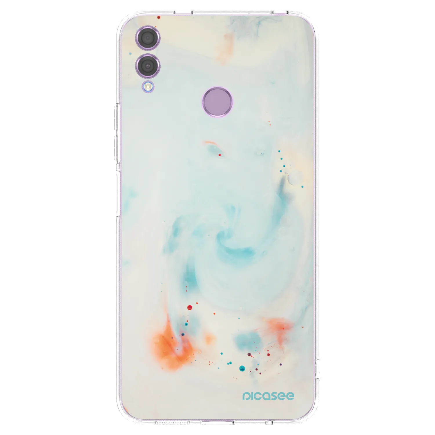Picasee silikonový průhledný obal pro Honor 8X - Splash