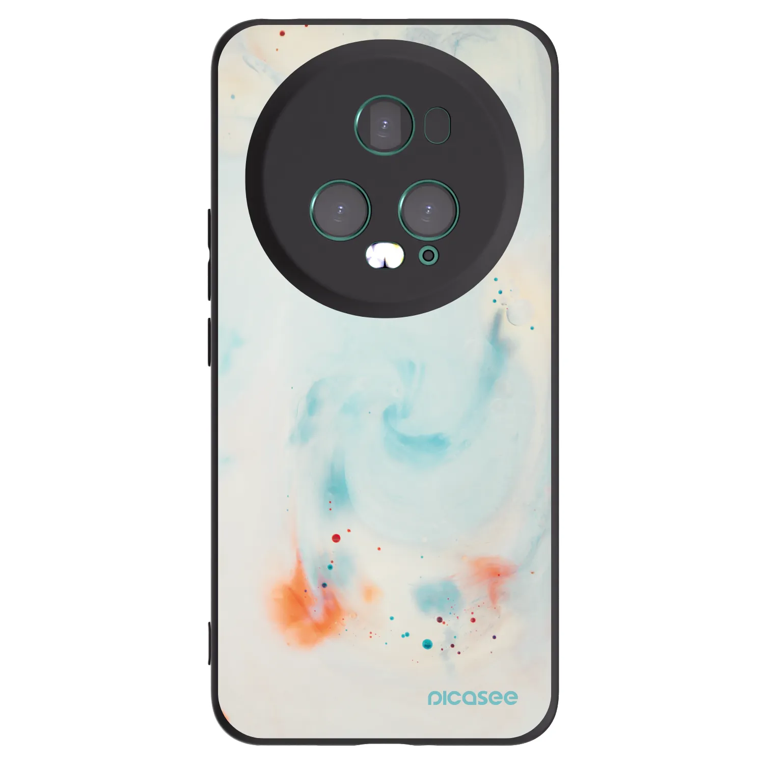 Picasee silikonový černý obal pro Honor Magic5 Pro - Splash