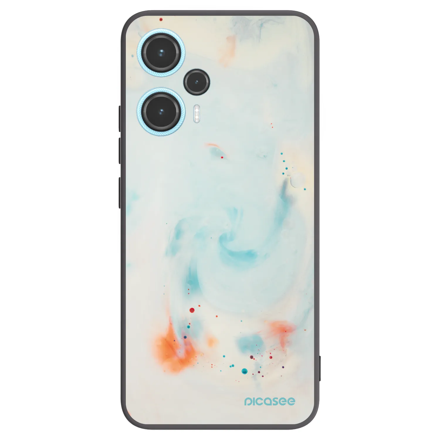 Picasee silikonový černý obal pro Xiaomi Poco F5 - Splash