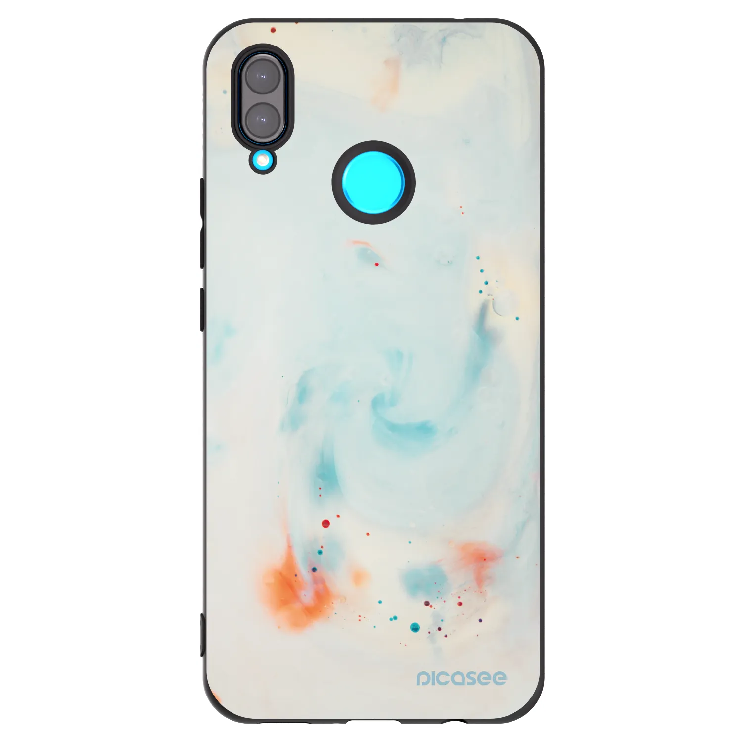 Picasee silikonový černý obal pro Huawei Nova 3i - Splash