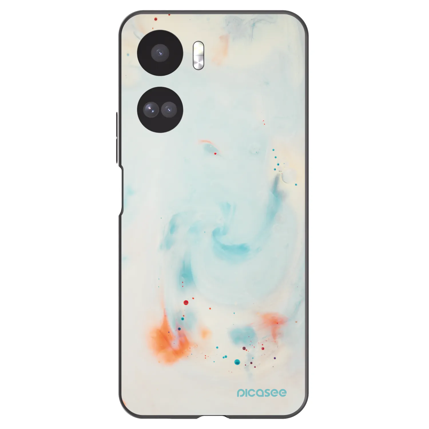 Picasee silikonový černý obal pro Honor 90 Lite 5G - Splash