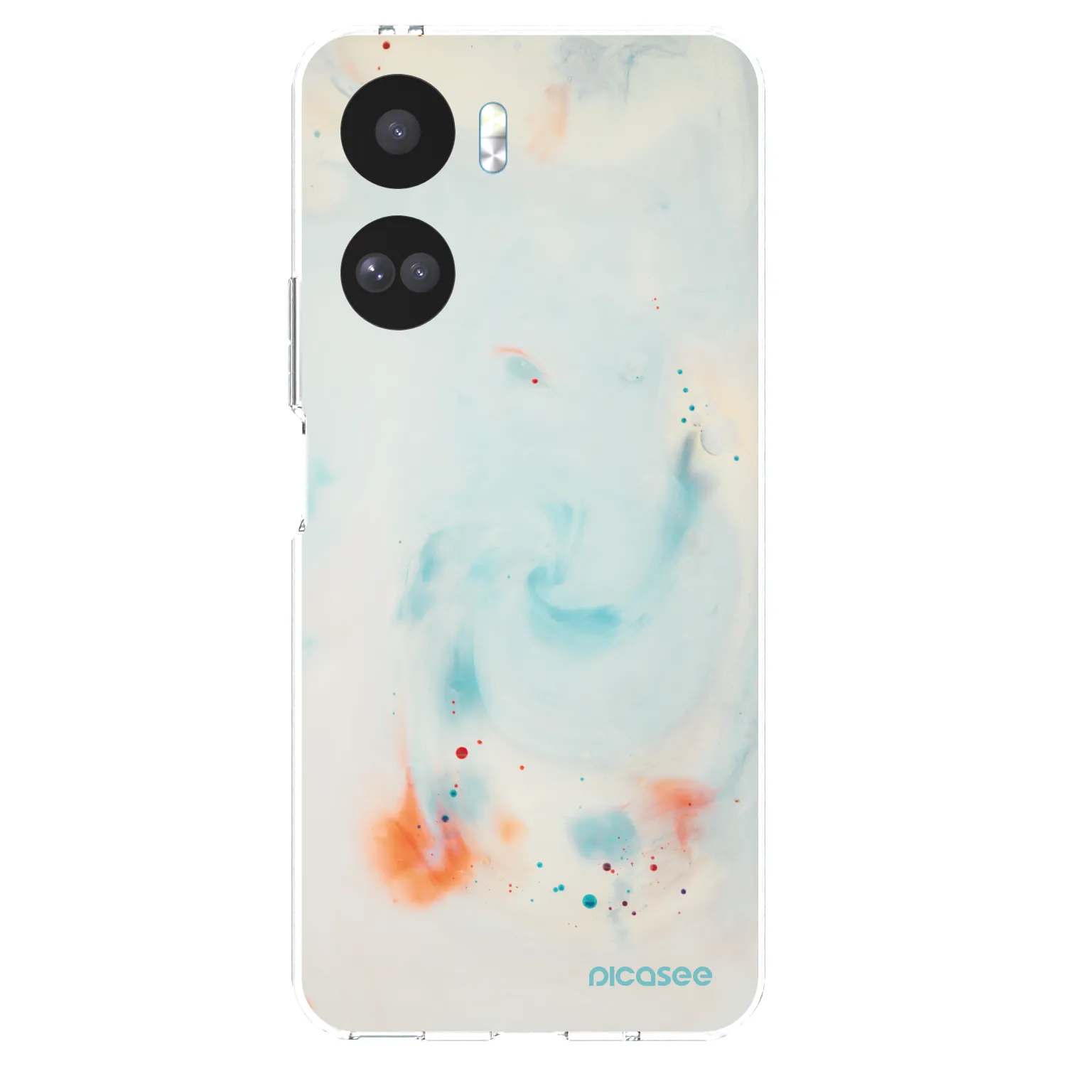 Picasee silikonový průhledný obal pro Honor 90 Lite 5G - Splash