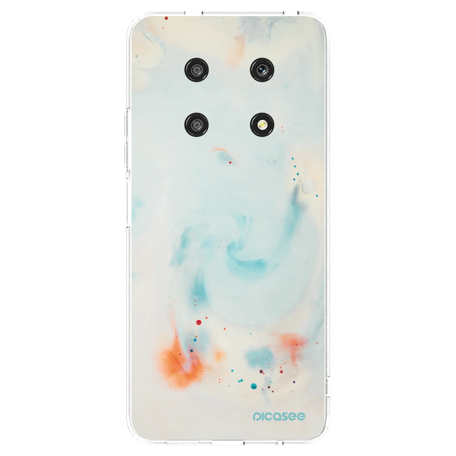 Picasee silikonový průhledný obal pro Honor Magic4 Lite 5G - Splash