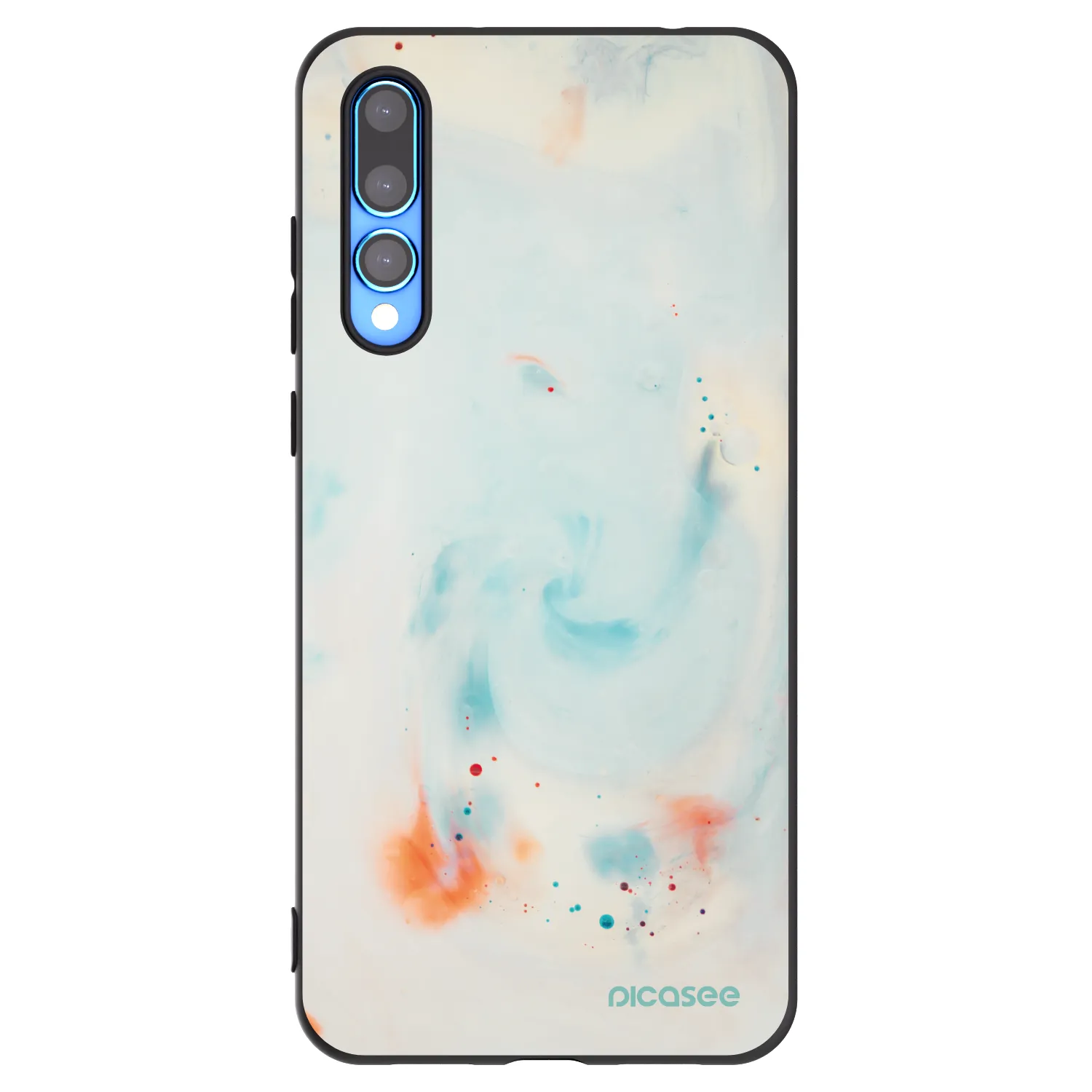 Picasee silikonový černý obal pro Huawei P20 Pro - Splash