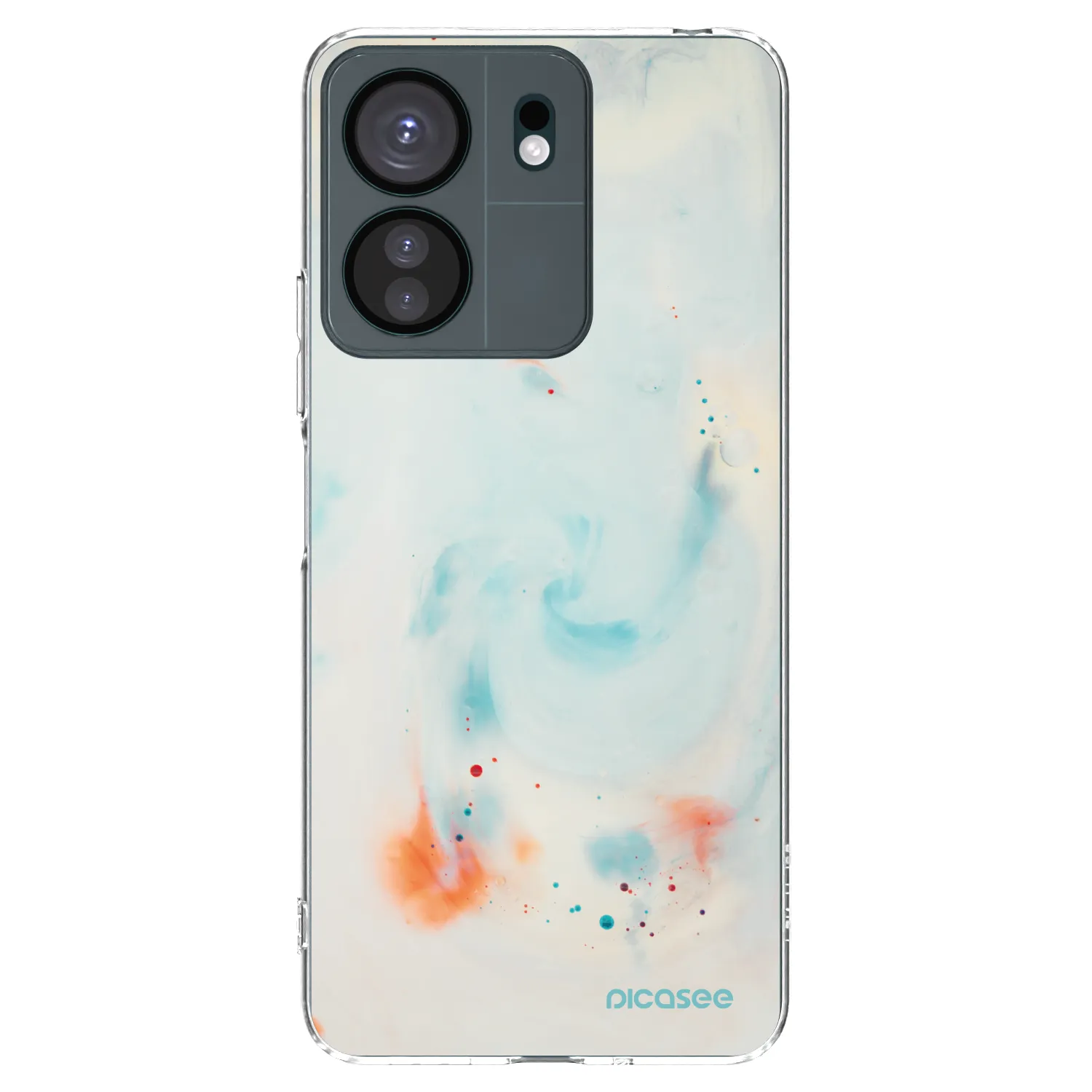 Picasee silikonový průhledný obal pro Xiaomi Redmi 13C 4G - Splash