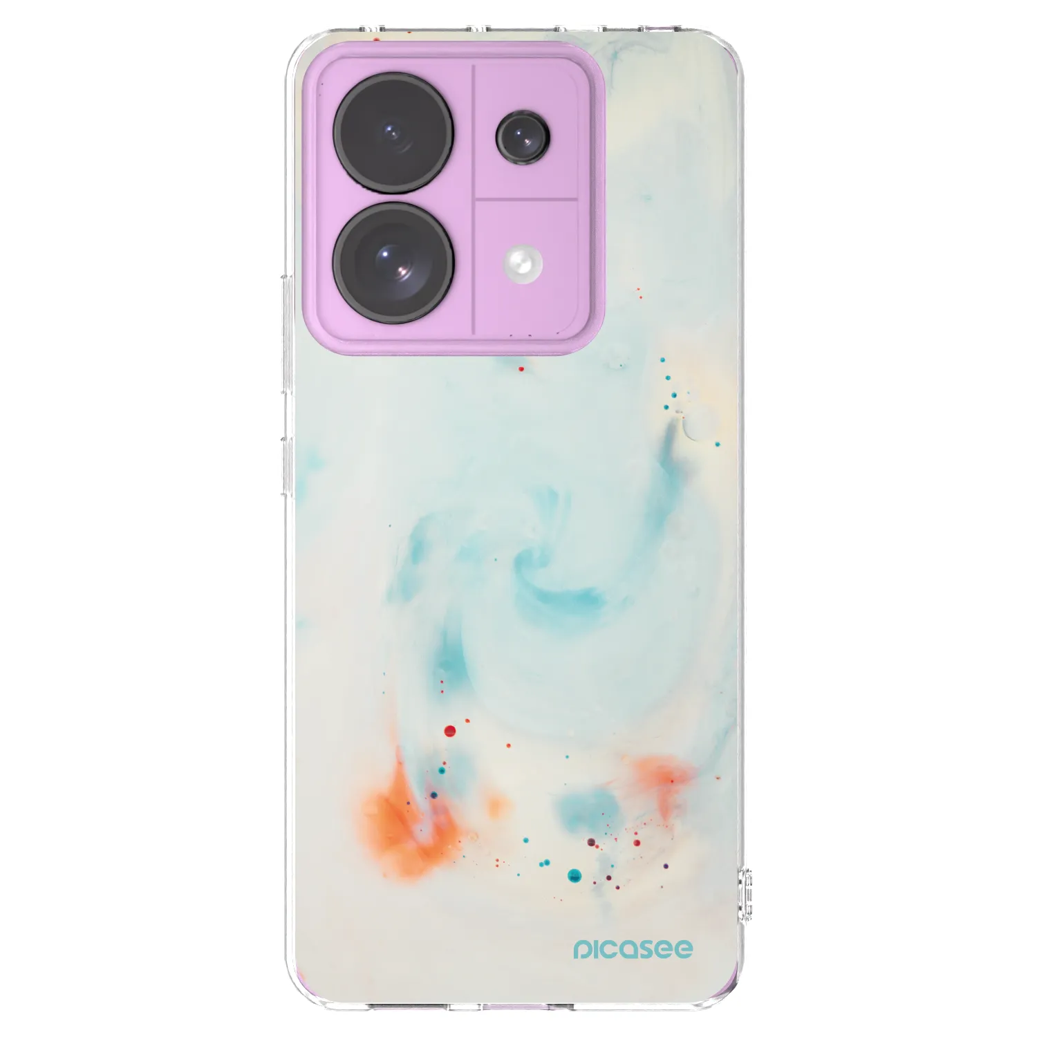 Picasee silikonový průhledný obal pro Xiaomi Redmi Note 13 Pro 5G - Splash