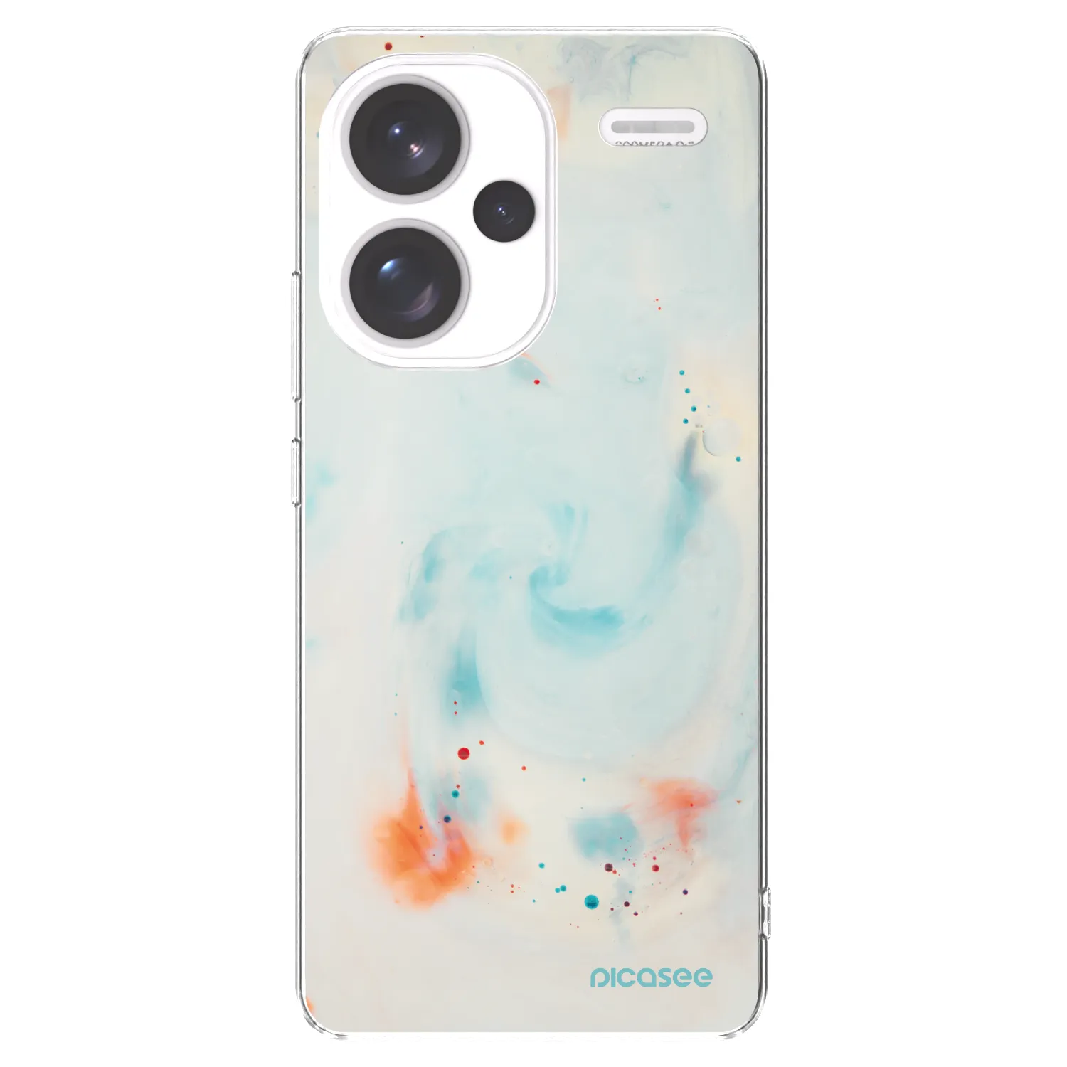 Picasee silikonový průhledný obal pro Xiaomi Redmi Note 13 Pro+ 5G - Splash
