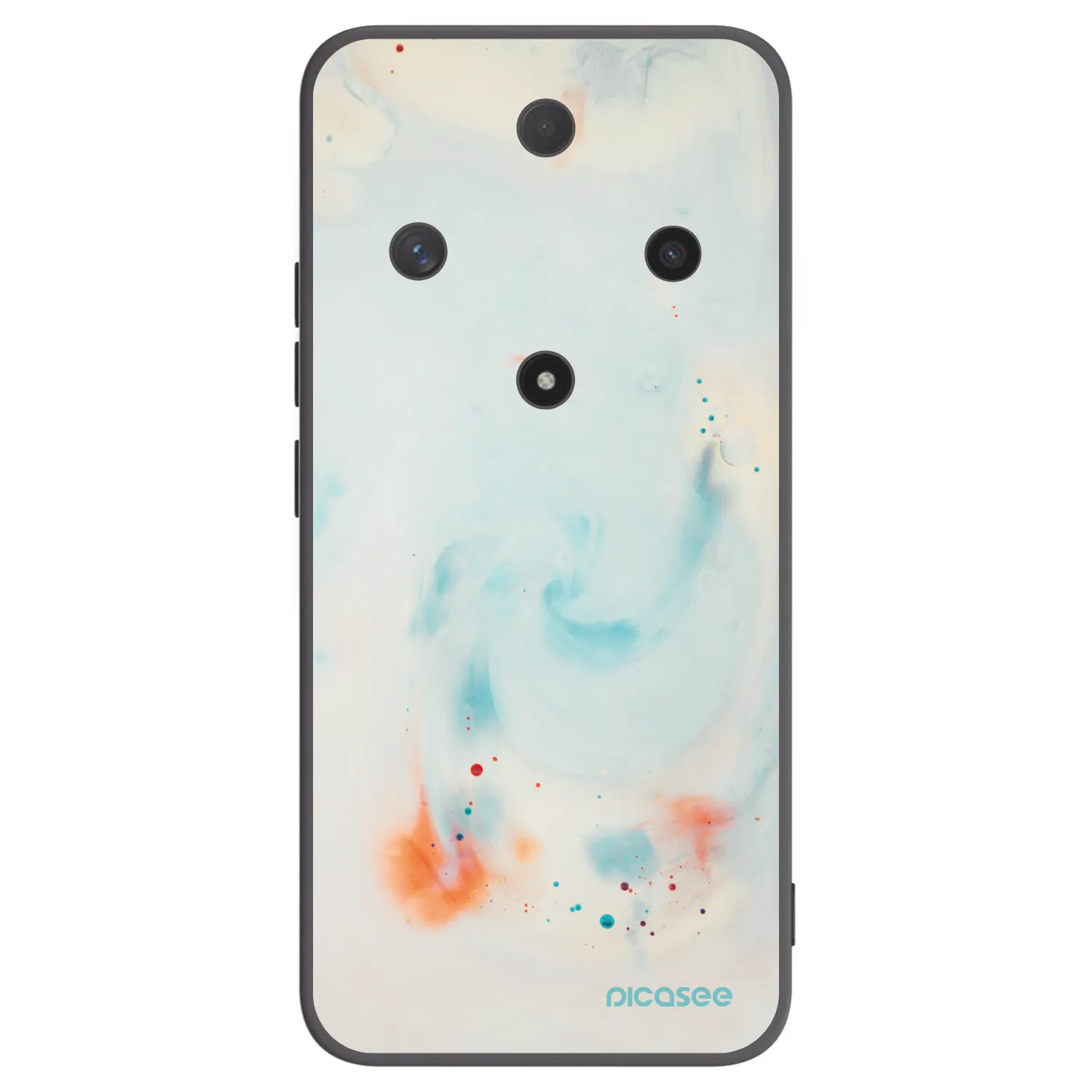 Picasee silikonový černý obal pro Honor Magic6 Lite 5G - Splash