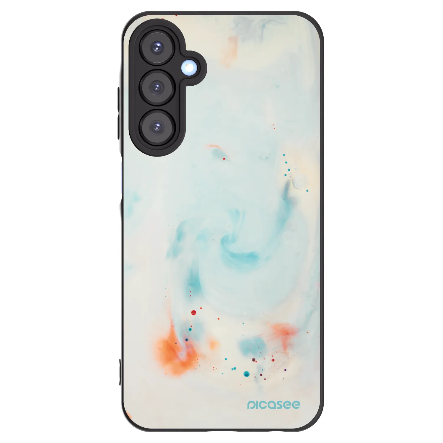 Picasee silikonový černý obal pro Samsung Galaxy A25 A256B 5G - Splash