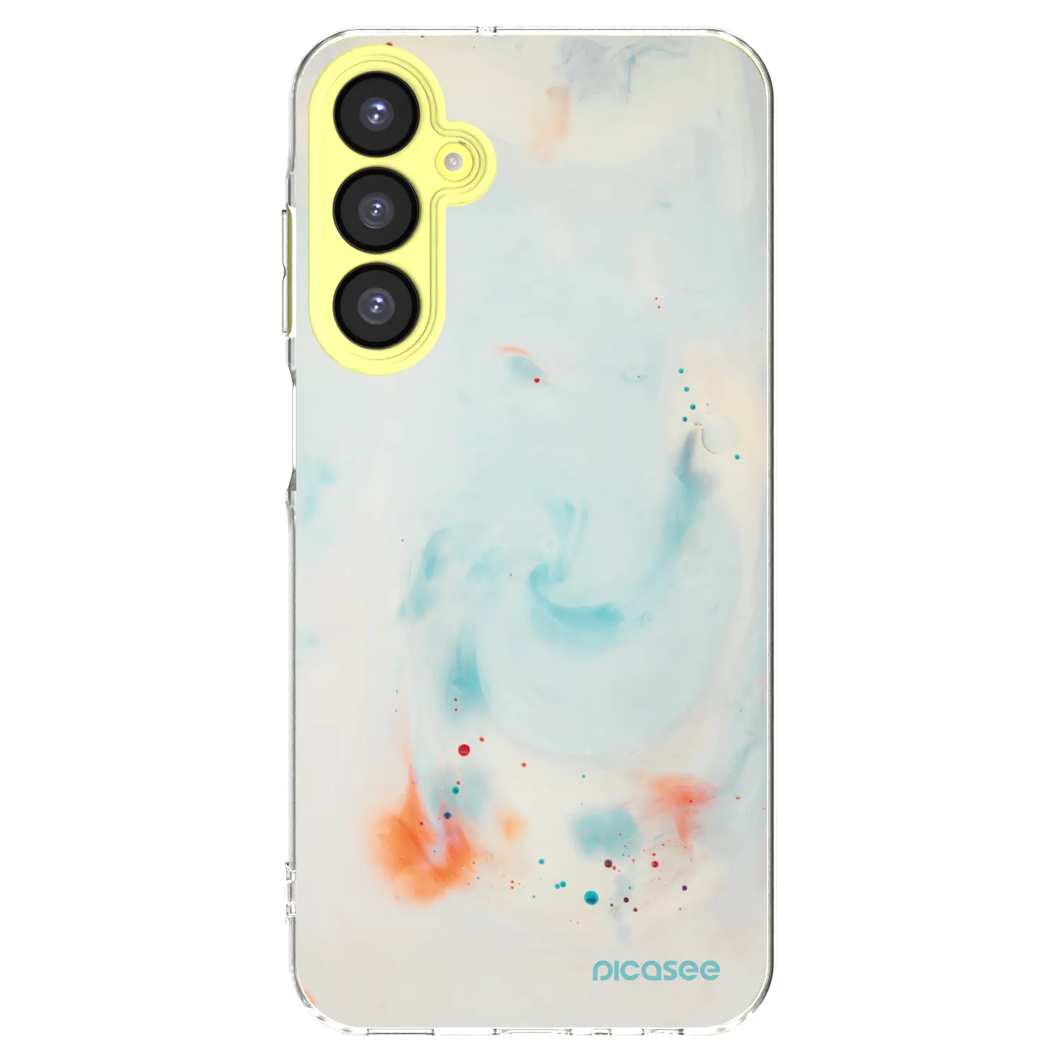 Picasee silikonový průhledný obal pro Samsung Galaxy A25 A256B 5G - Splash